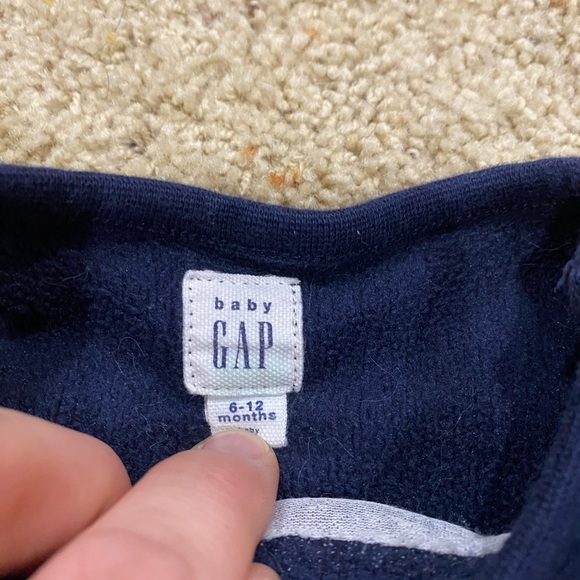 GAP Navy Blue Kids Footie with Monster Design - Picture 3 of 3